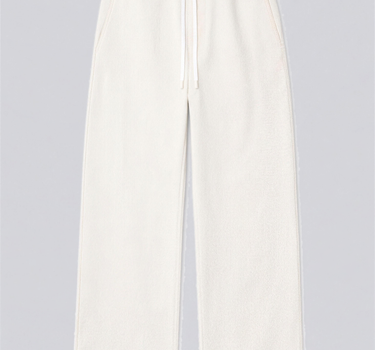 Drawstring Jeans with Embroidered Logo